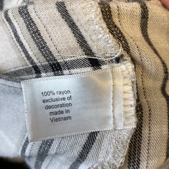 Lane Bryant gray plaid lace detail hi low button Down loose fit casual sz 18 - Picture 11 of 11